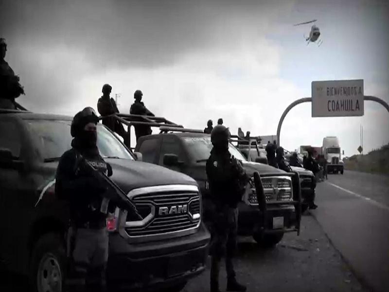 Coahuila intensifica operativos por tierra y aire ante ola de violencia en Tamaulipas (video)