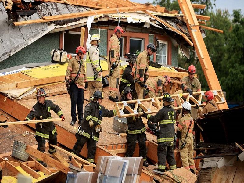 Se derrumba otro edificio en EU, ahora en Washington; hay varios heridos