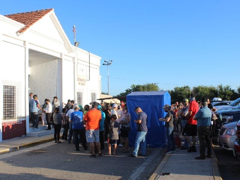 Saturan Paisanos el m&oacute;dulo para la internaci&oacute;n de veh&iacute;culos en Allende (video)