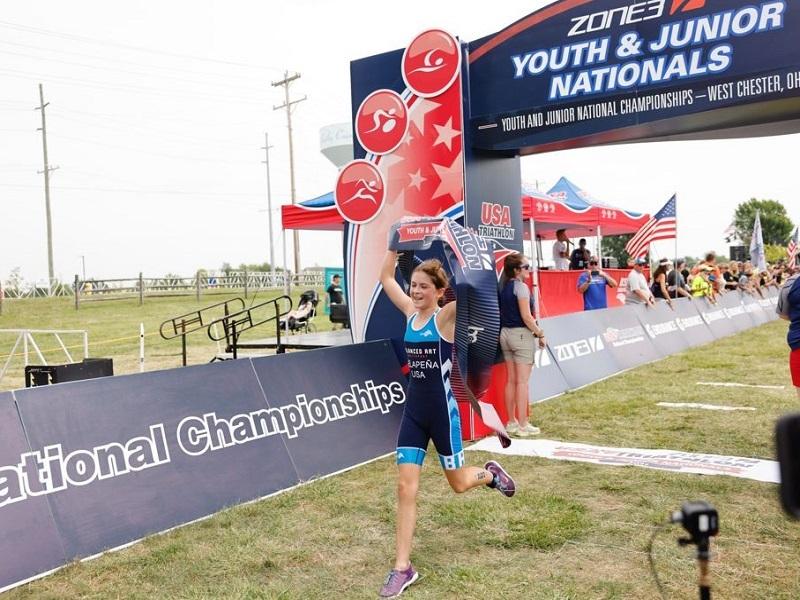Se corona en EU la coahuilense Jimena de la Peña como campeona nacional de triatlon