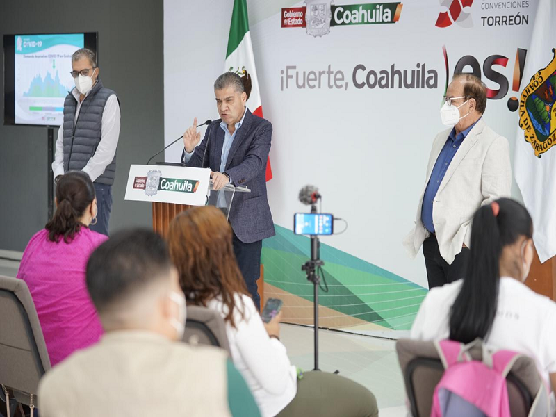 Coahuila pide certificado de vacunación estatal que sirva para entrar a restaurantes y otros lugares públicos: MARS