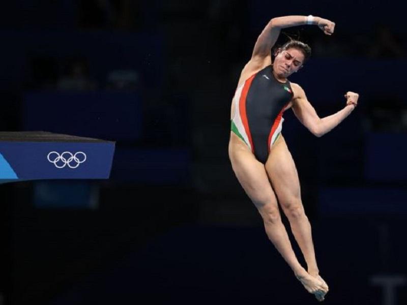 Clavadista Gabriela Ag&uacute;ndez celebra su cumplea&ntilde;os con pase a semifinales en Tokio 2020