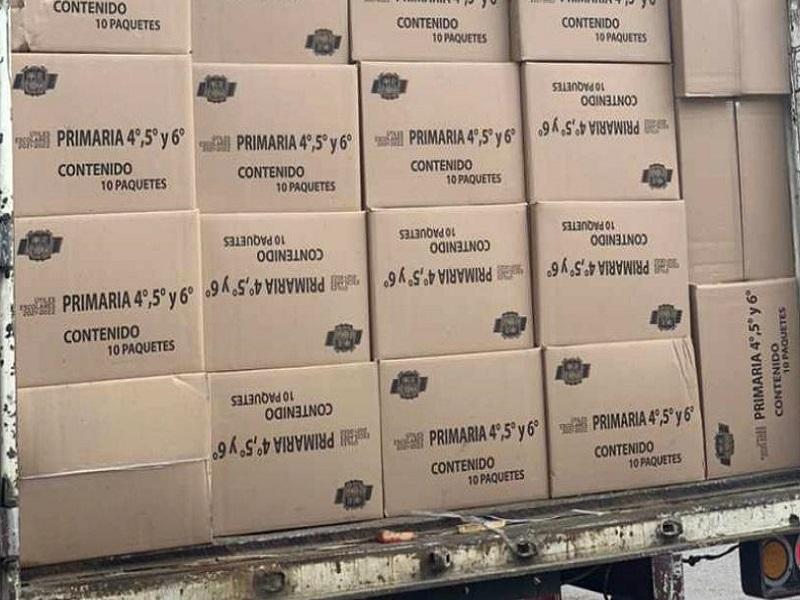 Reciben m&aacute;s de 11 mil paquetes de &uacute;tiles escolares para alumnos de cuarto a sexto de la regi&oacute;n norte