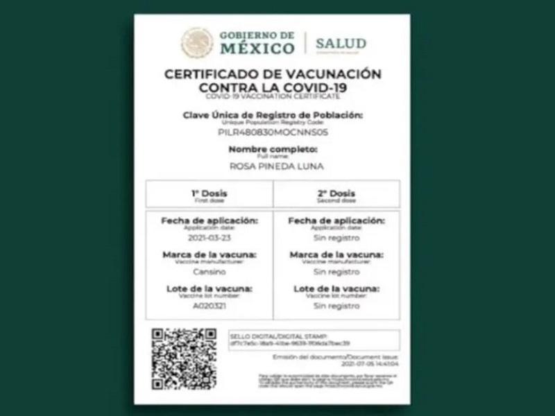 Cómo obtener el certificado de vacunación