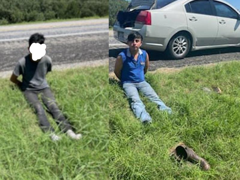 Arrestaron a traficante de indocumentados de 14 años en persecución policiaca cerca de La Pryor
