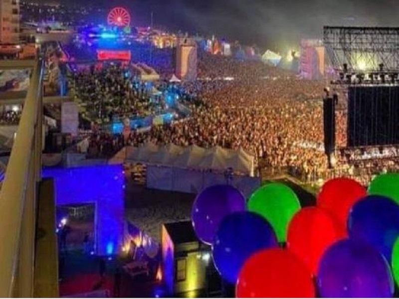 Más de 20 mil personas asistieron al festival en Baja California sin medidas sanitarias (video)