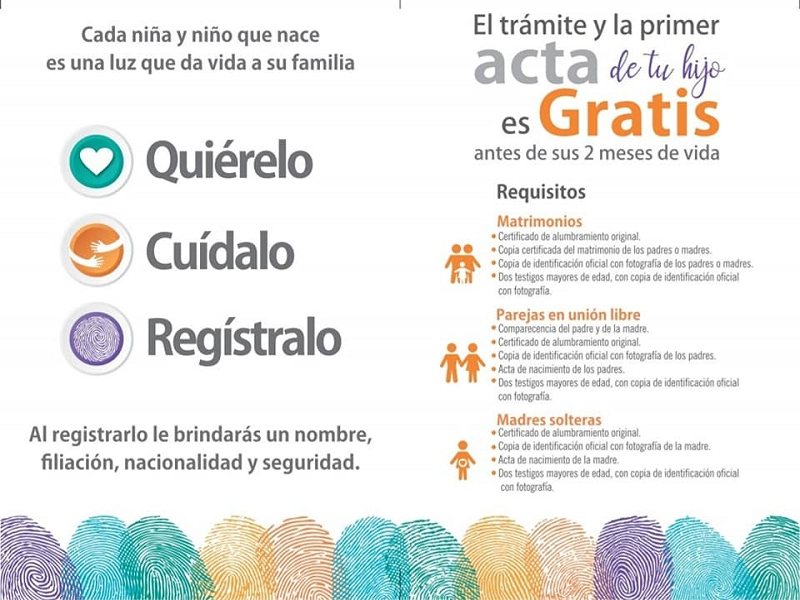 Invita Registro Civil Coahuila a brigadas virtuales de inscripci&oacute;n de nacimiento