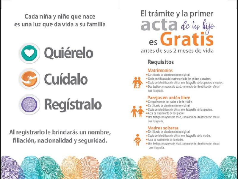 Realiza DIF Piedras Negras Brigada de Inexistencias y Registros de Nacimientos 