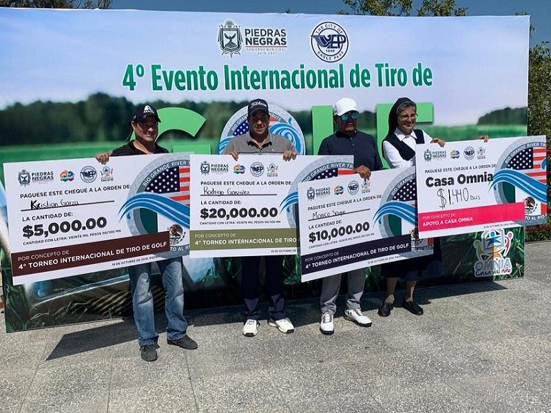 Organiza INDEX Piedras Negras torneo de golf a beneficio de la Asociaci&oacute;n de Ni&ntilde;os Autistas Emanuel y otra de Eagle Pass