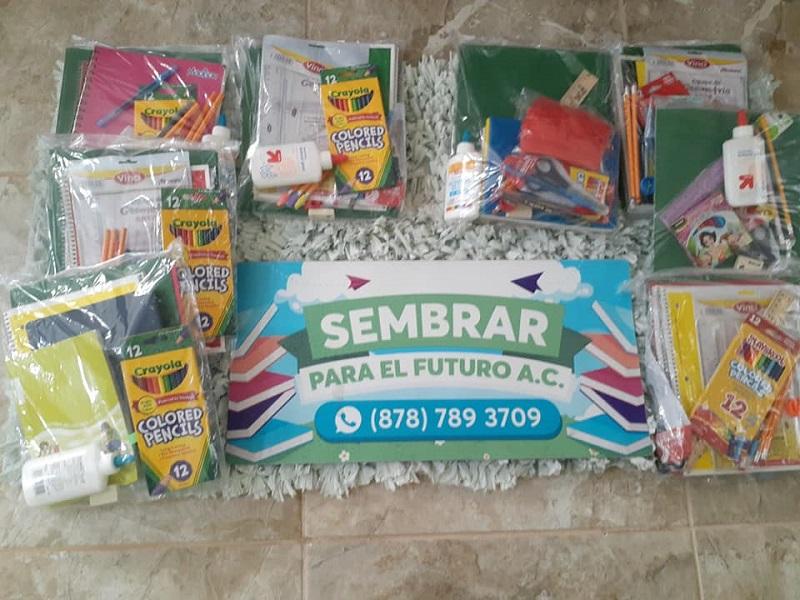 Asociaci&oacute;n Sembrar para el Futuro ha reunido 250 paquetes de &uacute;tiles escolares y 150 mochilas
