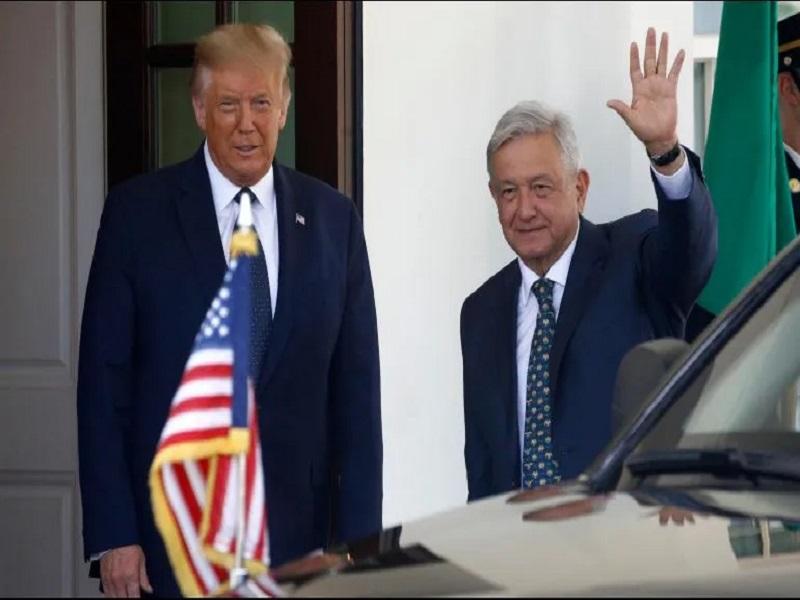 Revela AMLO que hab&iacute;a un pacto de silencio con Trump sobre el muro
