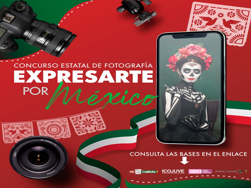 Convoca Coahuila al concurso de fotograf&iacute;a Expres-Arte por M&eacute;xico