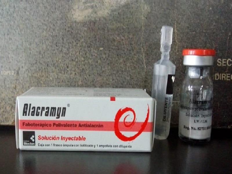 Hospitales cuentan con sueros para mordeduras o picaduras de ara&ntilde;a, serpiente y alacr&aacute;n