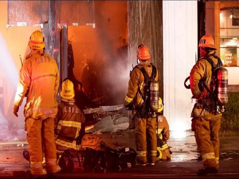 Al menos diez muertos dejó incendio de hospital COVID en Macedonia del Norte