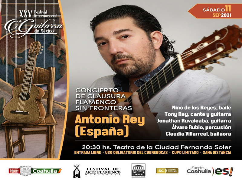 Este fin de semana disfruta en Coahuila del Festival Internacional de Guitarra de México