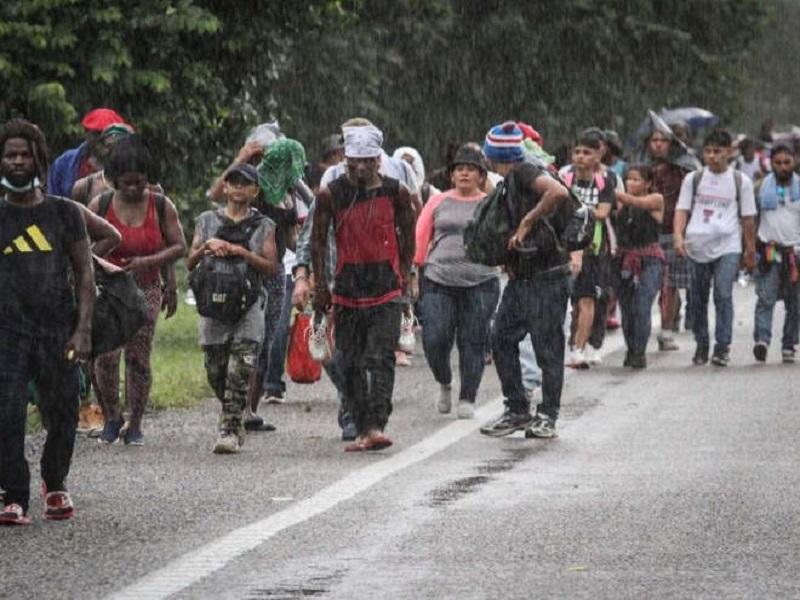 Las caravanas migrantes ponen a prueba el humanismo del gobierno de AMLO
