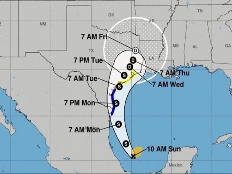 Se forma la tormenta tropical Nicholas en el Golfo de México, llegará a Texas pero no traerá lluvias a la región norte