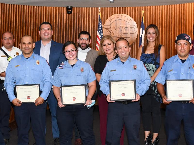 Recibieron certificaci&oacute;n 11 nuevos bomberos en Eagle Pass