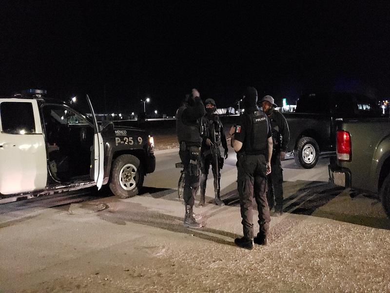 Moviliza a polic&iacute;as reporte de disparos de arma de fuego en ejido Villa de fuente, era pirotecnia (video)