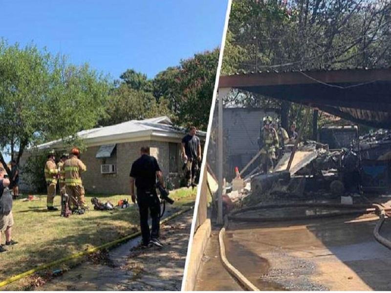 Se estrella avi&oacute;n de entrenamiento militar en Lake Worth, Texas