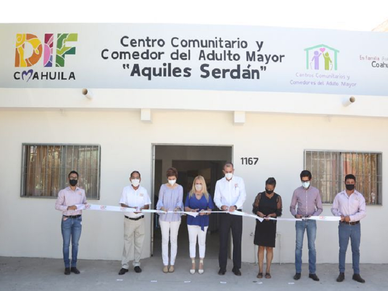 Inaugura Marcela Gorgón centro comunitario y comedor para adultos mayores en Torreón