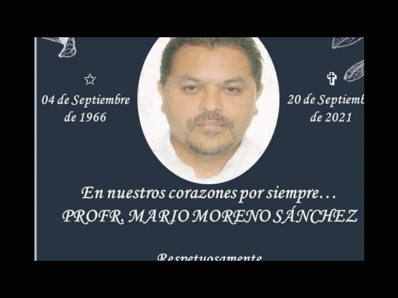Muere prefecto de la secundaria Benito Juárez en Piedras Negras