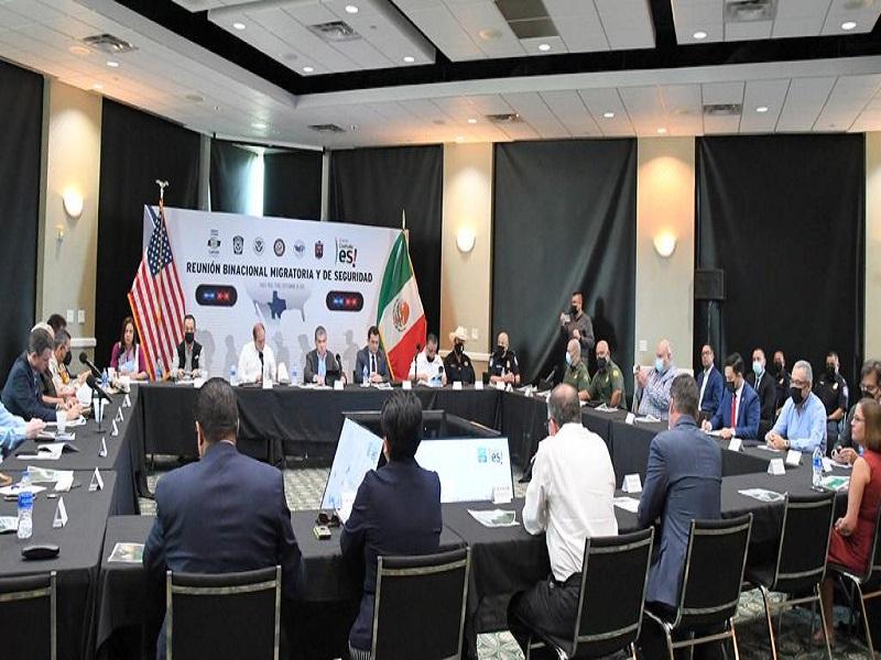Eval&uacute;an acciones para contener a migrantes en reuni&oacute;n binacional por crisis migratoria: MARS (video)