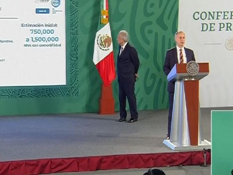 1 de octubre inicia registro para vacunaci&oacute;n covid de 12 a 17 a&ntilde;os con comorbilidades: L&oacute;pez-Gatell