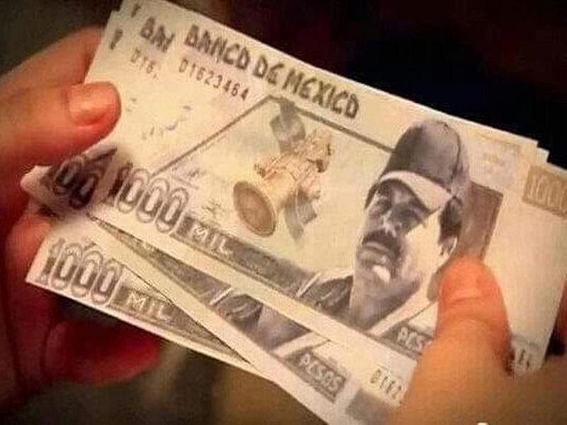Circulan billetes con el rostro de El Mayo Zambada en Sinaloa