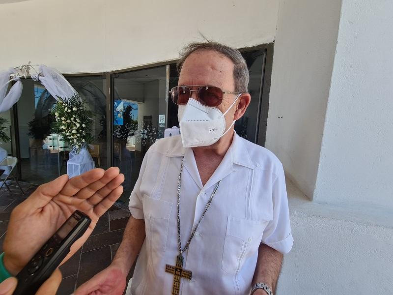 Triste que vayan en aumento problemas con drogas y armas: Obispo