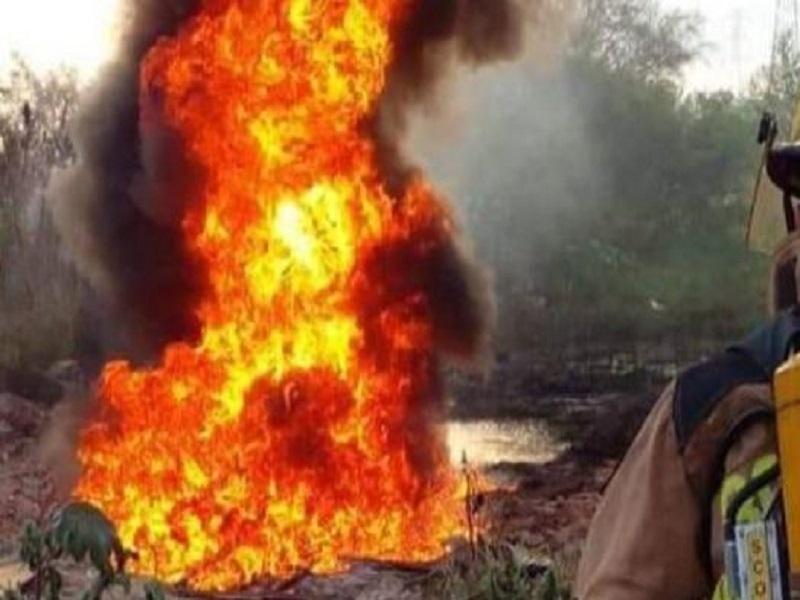 Explota ducto de Pemex en Apodaca, Nuevo León