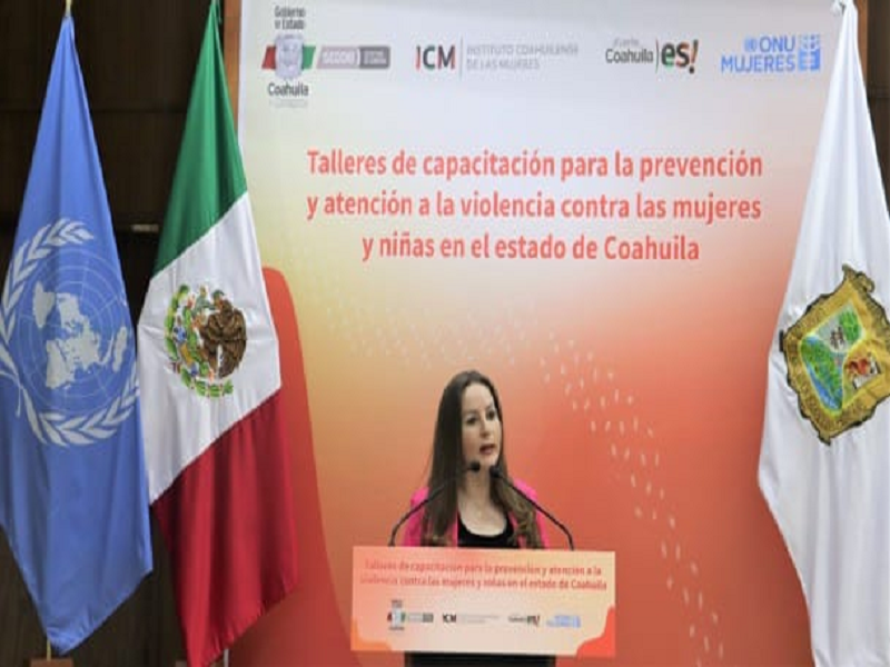 Trabaja ONU Mujeres en coordinación con Coahuila en prevención y atención a la violencia