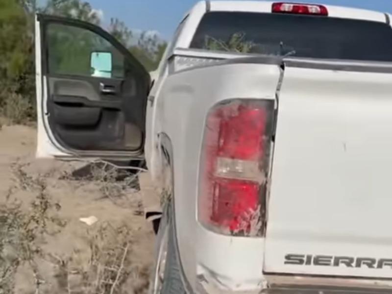 Indocumentado robó camioneta de un rancho cerca de Bracketville, derribó cercas de propiedades y hasta una caseta (video)