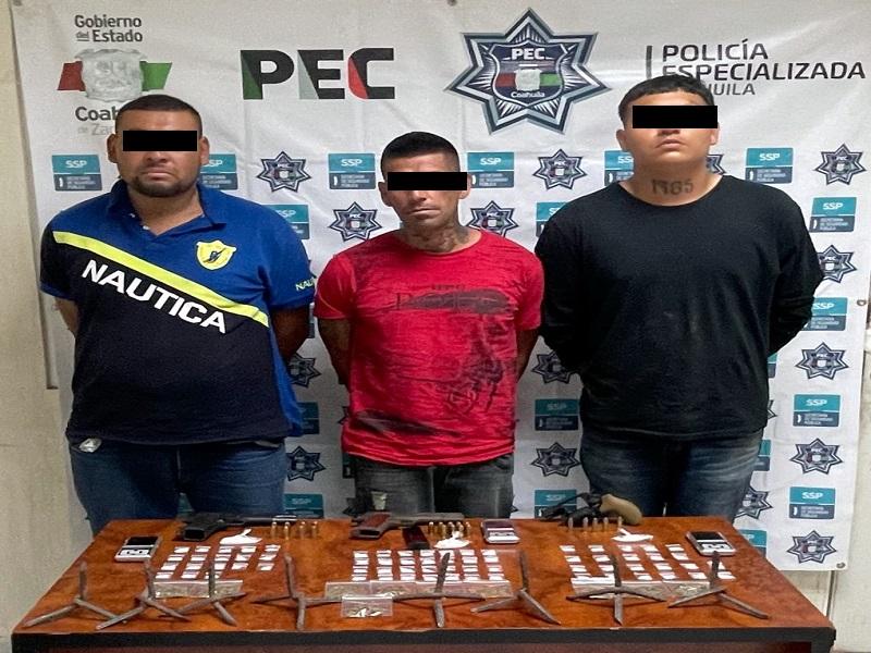 Internan en el CERESO a detenidos con armas y drogas en Piedras Negras