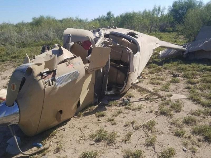 Cae aeronave en Salinas Victoria, Nuevo Le&oacute;n; hay tres lesionados
