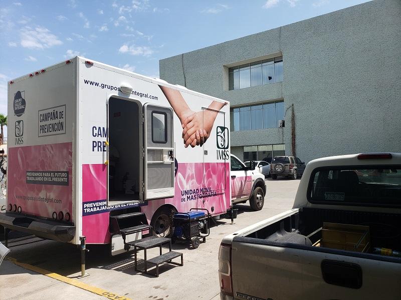 UMF 79 del IMSS llevar&aacute; el modulo m&oacute;vil de mastograf&iacute;as a empresas de Piedras Negras 21 y 22 de octubre