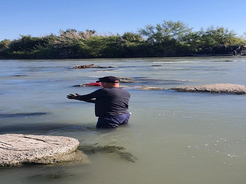 Identifican a hombre ahogado en el río Bravo a la altura del Puente Dos, era de Nicaragua (video)