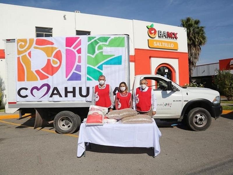 Entrega Gobierno del Estado de Coahuila donativo al Banco de Alimentos