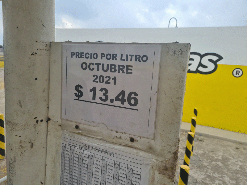 Imparable aumento del precio del Gas L.P. en Piedras Negras