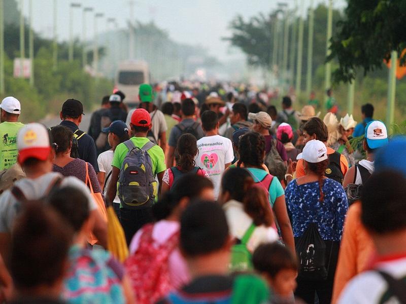 EUA vigilar&aacute; por aire y en redes sociales avance de caravanas de migrantes que buscan llegar a la frontera