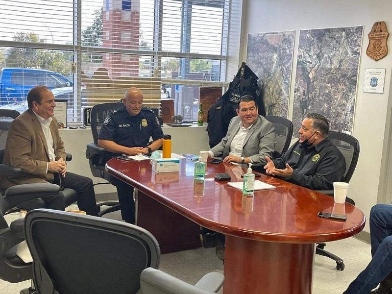 Preparan apertura de cruces para viajeros no esenciales el 8 de noviembre, se re&uacute;ne alcalde CBG con autoridades de Eagle Pass