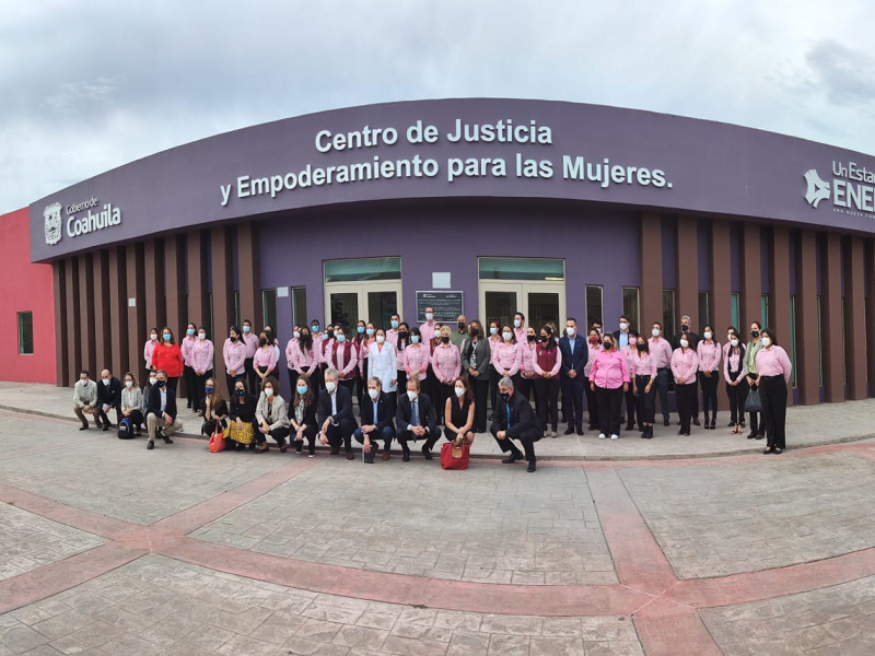 Visita ONU Centro de Justicia y Empoderamiento para las Mujeres de Coahuila