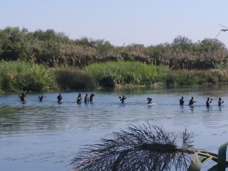 Aumento de vigilancia en vega del Río Bravo, obliga a migrantes a escoger otros puntos de cruce en ciudades vecinas