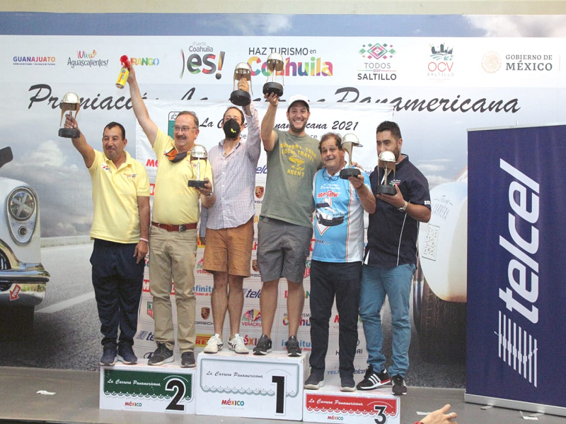 Premian a ganadores de la Carrera Panamericana 2021