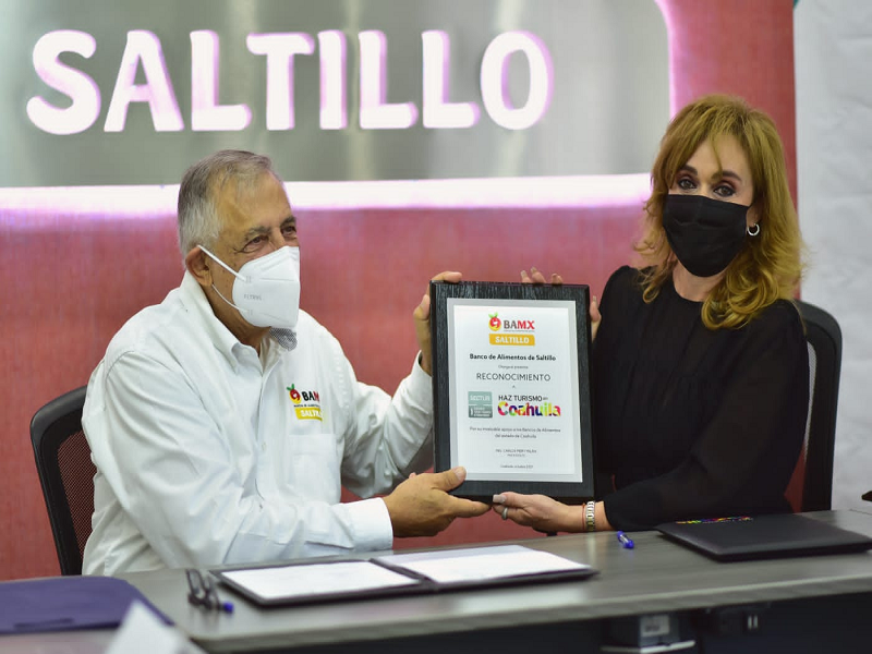 Firma SECTUR Coahuila convenio de Banco de Alimentos, promover&aacute;n eventos con causa