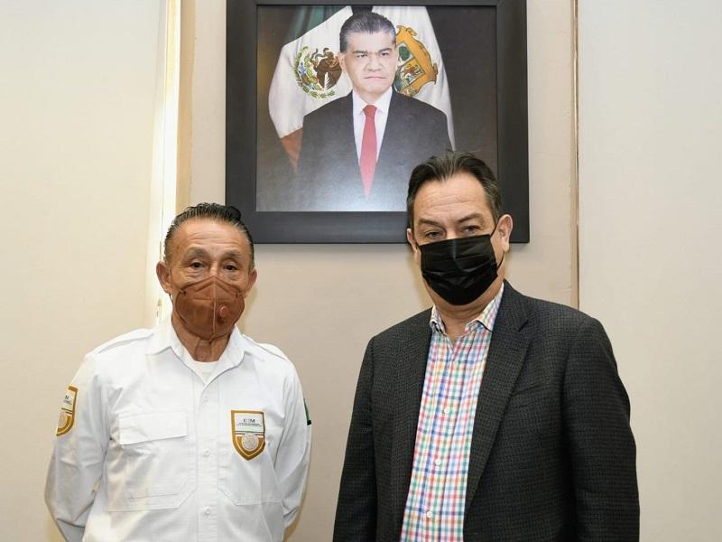 Cambian de titular del INM en Coahuila, se reúne con autoridades estatales 