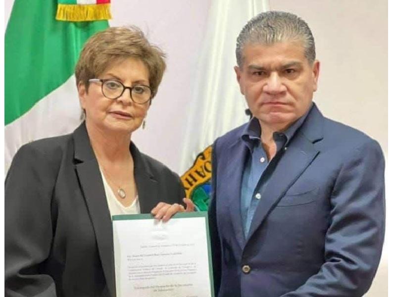 Designa MARS a María del Carmen Ruíz como encargada del despacho de la Secretaría de Educación en Coahuila