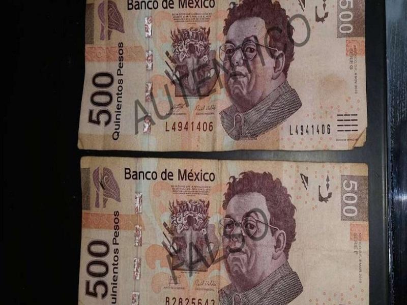 Alertan autoridades por circulación de billetes falsos ante próxima temporada de fin de año 