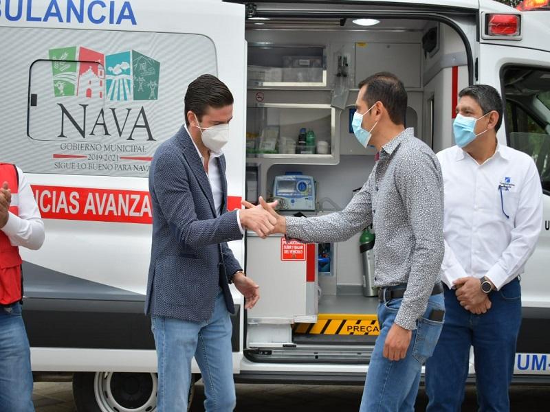 Adquieren ambulancia para Nava con apoyo de Constellation Brands