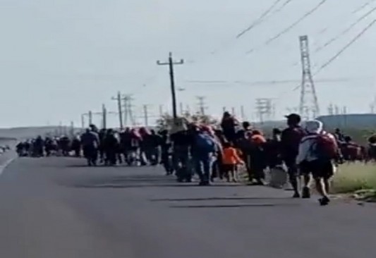 Llega nueva caravana de 2 mil migrantes a Piedras Negras video